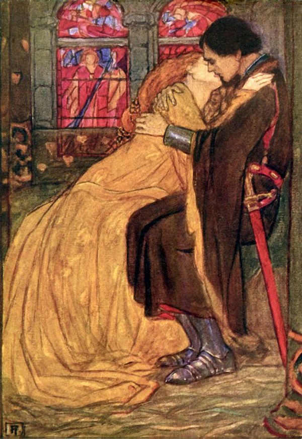 The Last Hour (Illustration For Guinevere By Alfred, Lord Tennyson) by Emma Florence Harrison